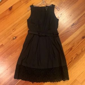 White House Black Market sleeveless black dress